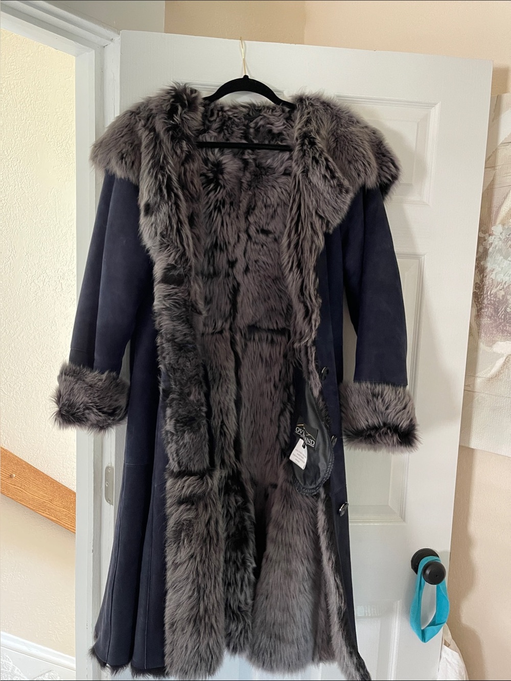 Overland Shearling Sheepskin Hooded Coat